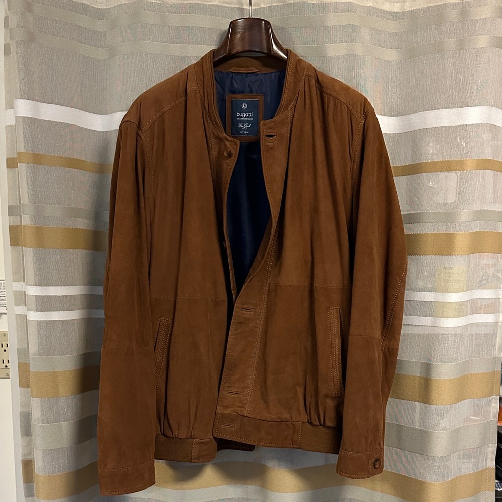 Bugatti Men's Tan Suede Jacket